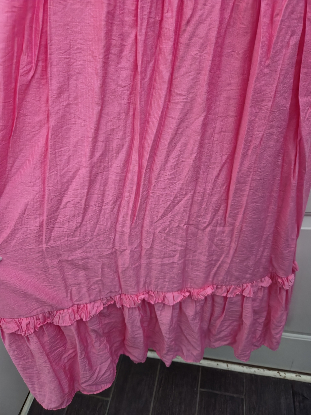 Pink Ruffle Strap Sundress - Picture 5 of 7